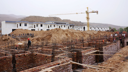 武山县城关镇坡儿新村二期工程正式开工建设