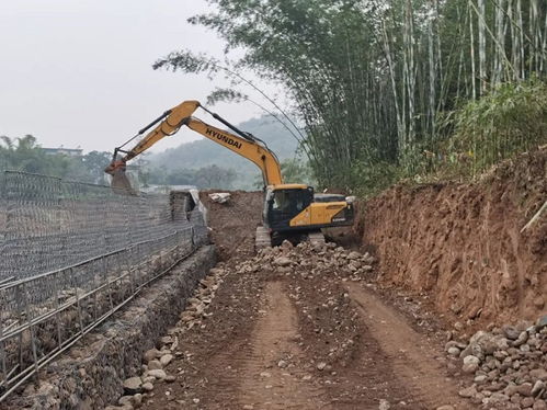 抢抓施工黄金期 龙溪口库区沐溪河旅游航道建设工程加速推进